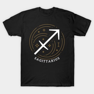 Sagittarius Zodiac Star Sign Birthday Gift T-Shirt T-Shirt